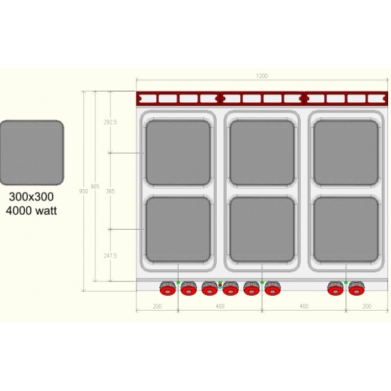 PEE92M0 - Επαγγελματικός ηλεκτρικός φούρνος
