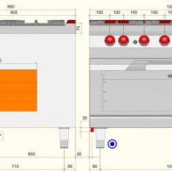 FEG93MM - Επαγγελματικός φούρνος αερίου