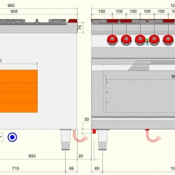 FEE93MM - Επαγγελματικός ηλεκτρικός φούρνος