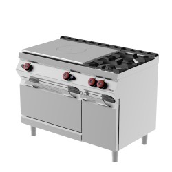 TPG73MB - Εστία μαγειρέματος αερίου με 2 καυστήρες φούρνο και ντουλάπι