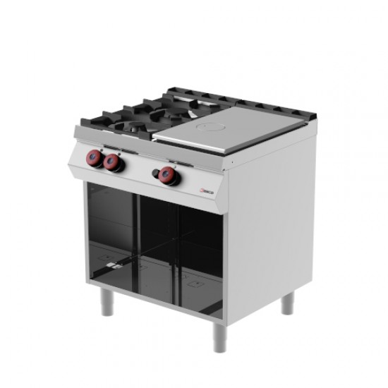 TPG72MC - Εστία μαγειρέματος αερίου με 2 καυστήρες