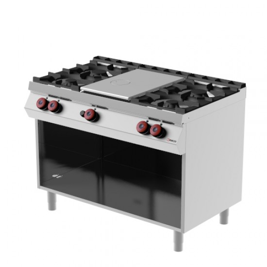 TPG73MC - Εστία μαγειρέματος αερίου με 4 καυστήρες