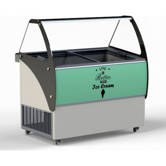 ELEGANTE 46 Βιτρίνα χύμα παγωτού