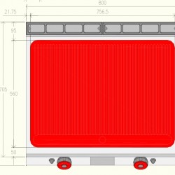 FTG72TD - Κουζίνα αερίου με διπλή πλάκα τηγανίσματος - Top Line
