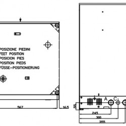 Επαγγελματικό πλυντήριο πιάτων PF 45 R